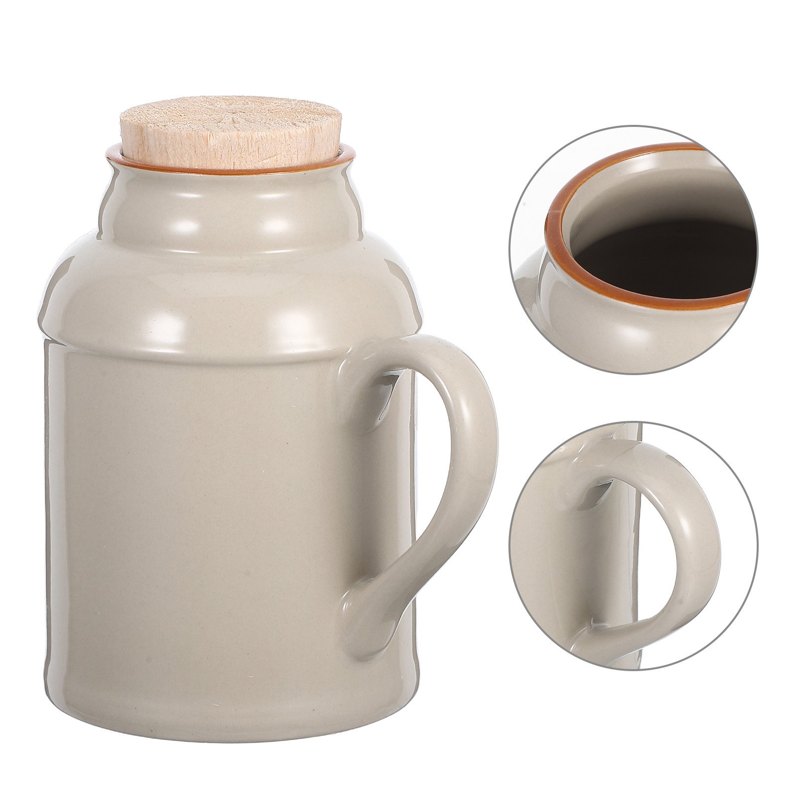Coffee Tea Containers - إبريق ماء سيراميك عتيق للزينة مع