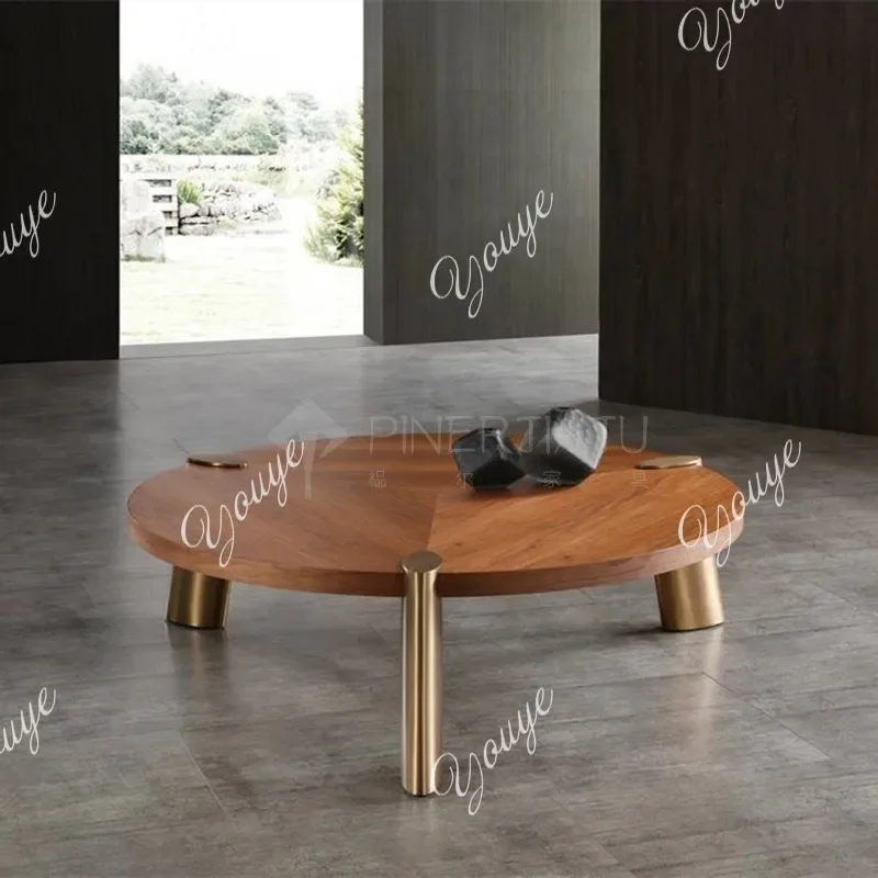 T And Tea Coffee - طاولة قهوة دائرية N40 بتصميم نورديك