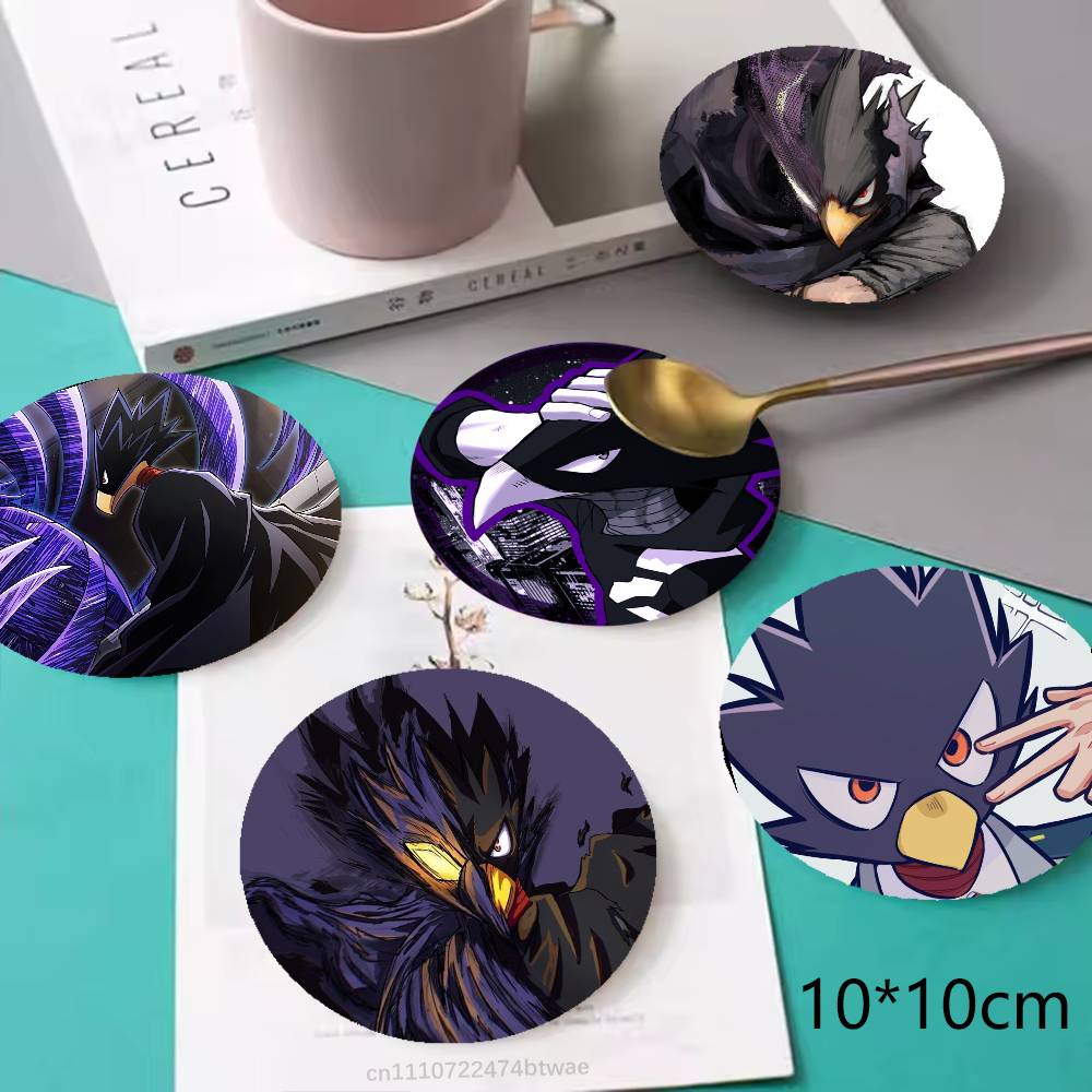 T And Tea Coffee - MHA T-Tokoyami Fumikage قاعدة أكواب خشبية