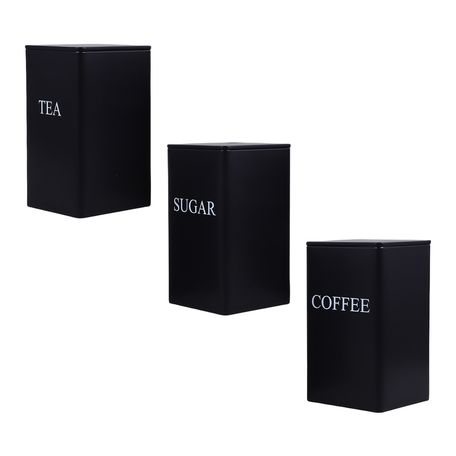 Canister Coffee Sugar Tea - 3 قطع من علب تخزين المطبخ