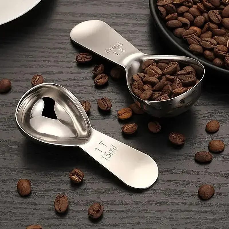 Coffee Tea Catering - مغرفة قياس القهوة من الفولاذ المقاوم