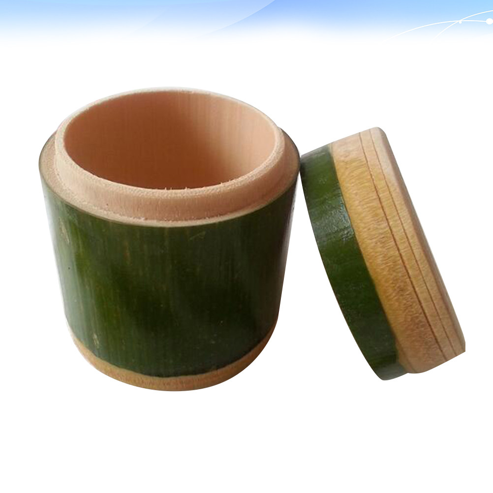 Coffee Tea Sugar Container Set - وعاء تخزين الطعام المصنوع من الخيزران،