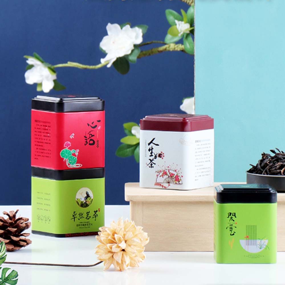 Coffee Tea Sugar Container Set - علبة تخزين معدنية عالية الجودة من