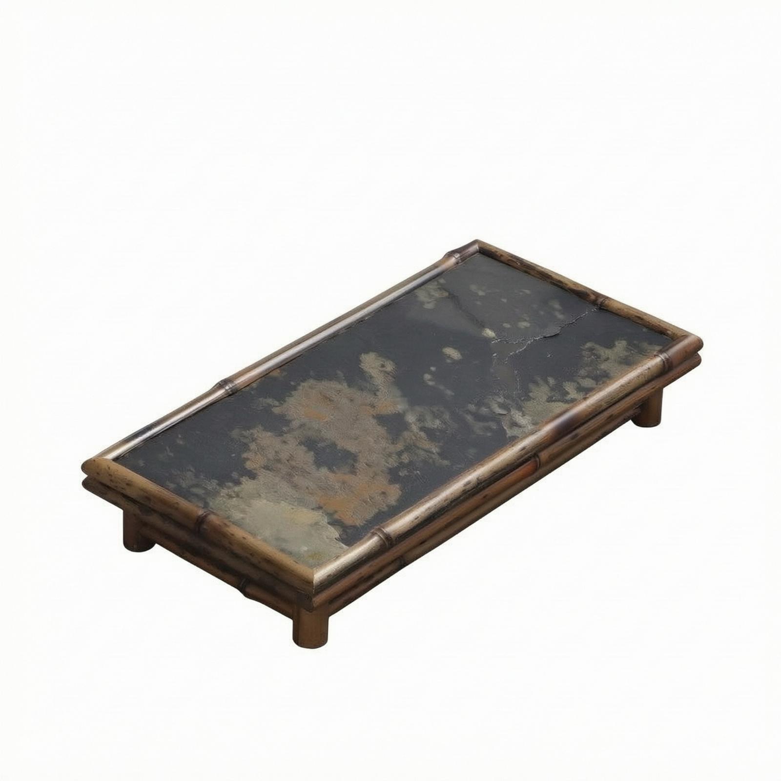 Bamboo Tea Tray - صينية تقديم الشاي من الخيزران الريفي