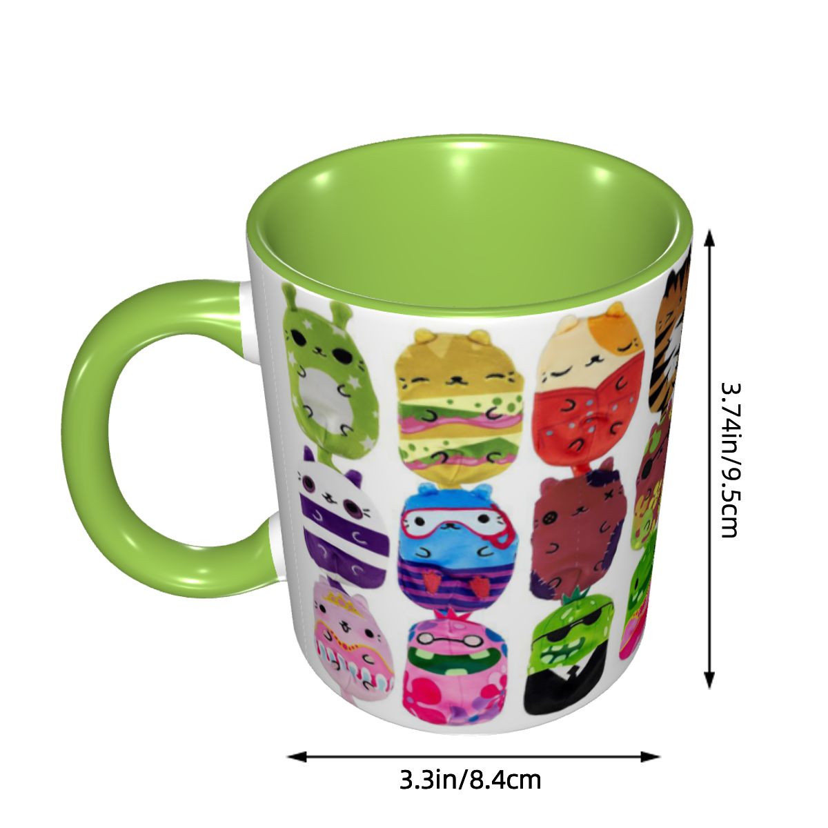أكواب قهوة سيراميك مضحكة بتصمي - مراجعة Coffee Vs Tea وسعره