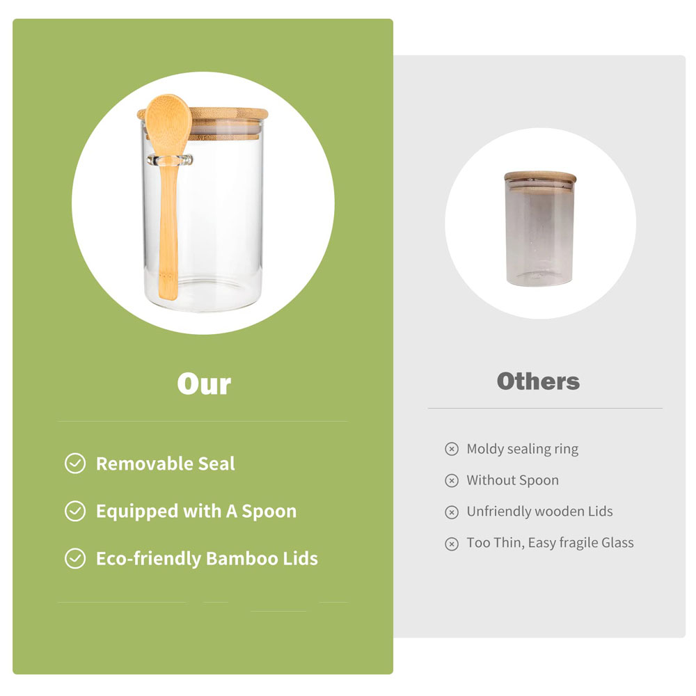 حاويات بلاستيكية محكمة الإغلاق - مراجعة Canister Coffee Sugar Tea وسعره