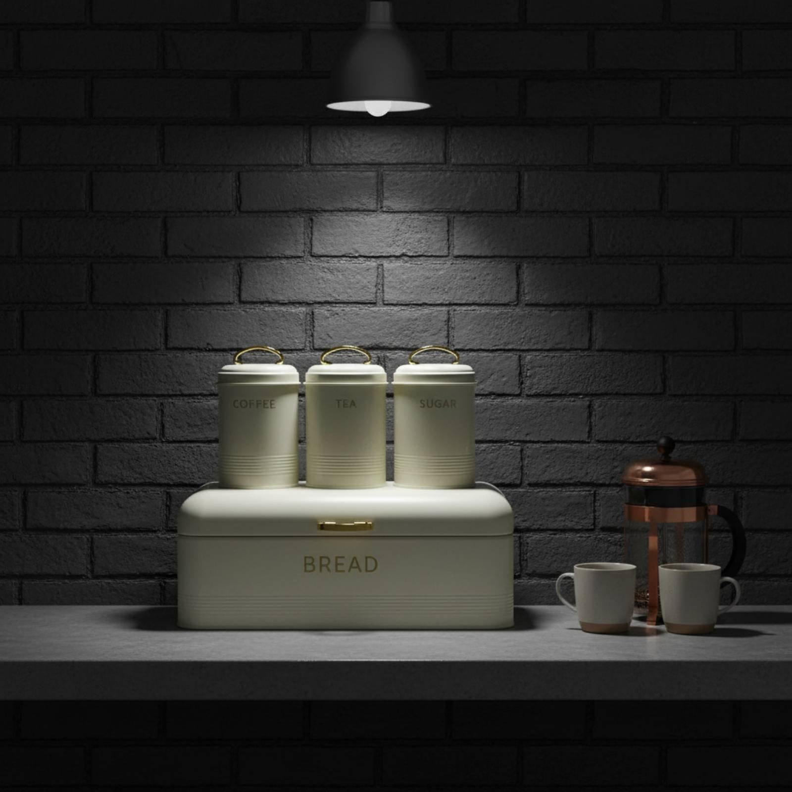علبة تخزين خبز محكمة الإغلاق ل - مراجعة Coffee Tea Sugar Container Set وسعره