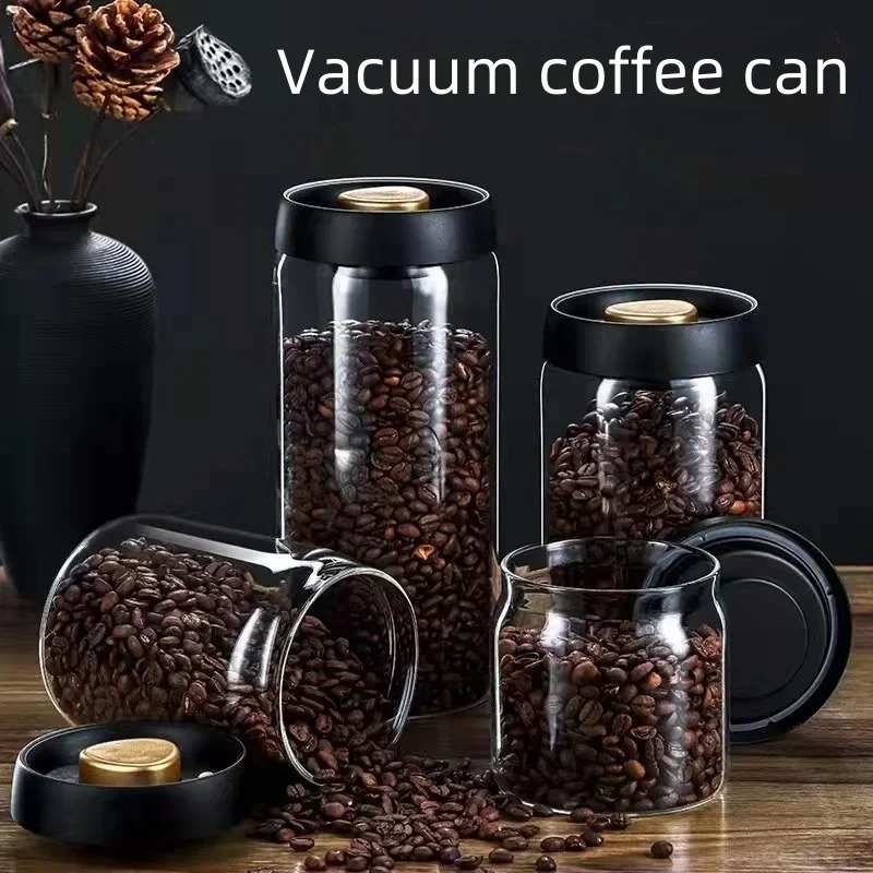 جرة قهوة يدوية مختومة بالفراغ، - مراجعة Coffee Tea Containers وسعره