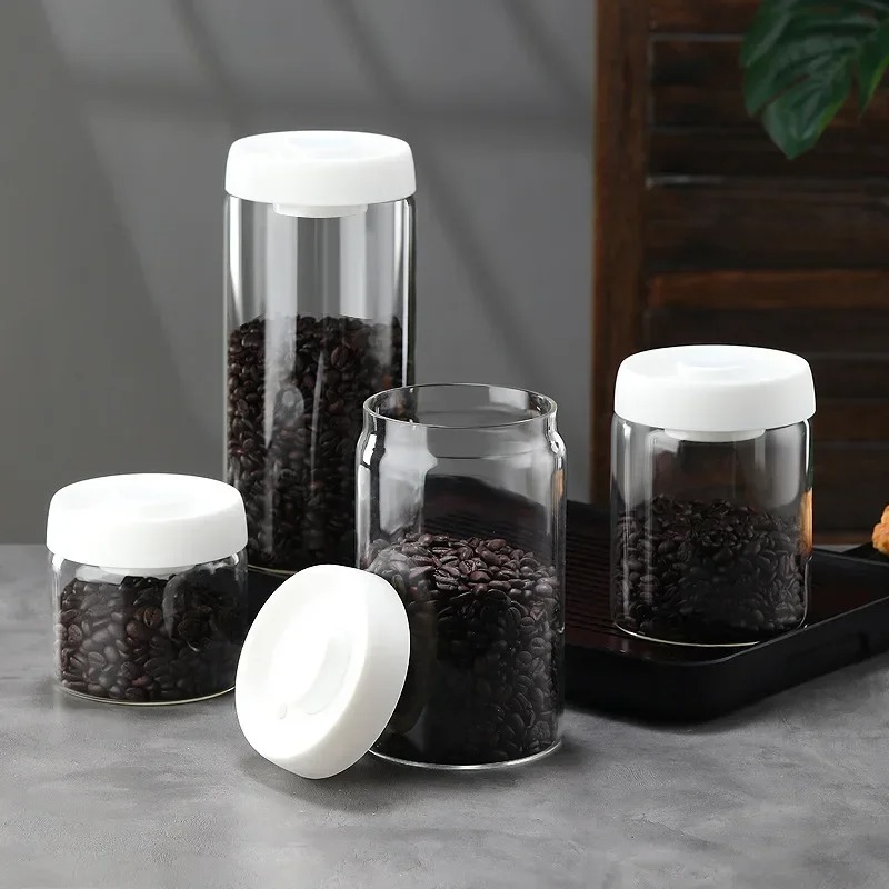 جرة قهوة يدوية مختومة بالفراغ، - مراجعة Coffee Tea Containers وسعره