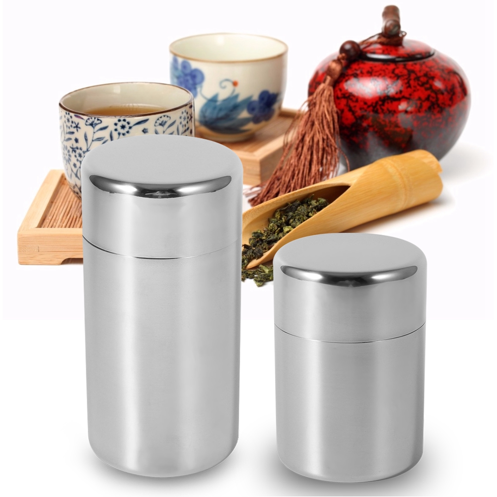 علبة شاي من الفولاذ المقاوم لل - مراجعة Canister Coffee Sugar Tea وسعره