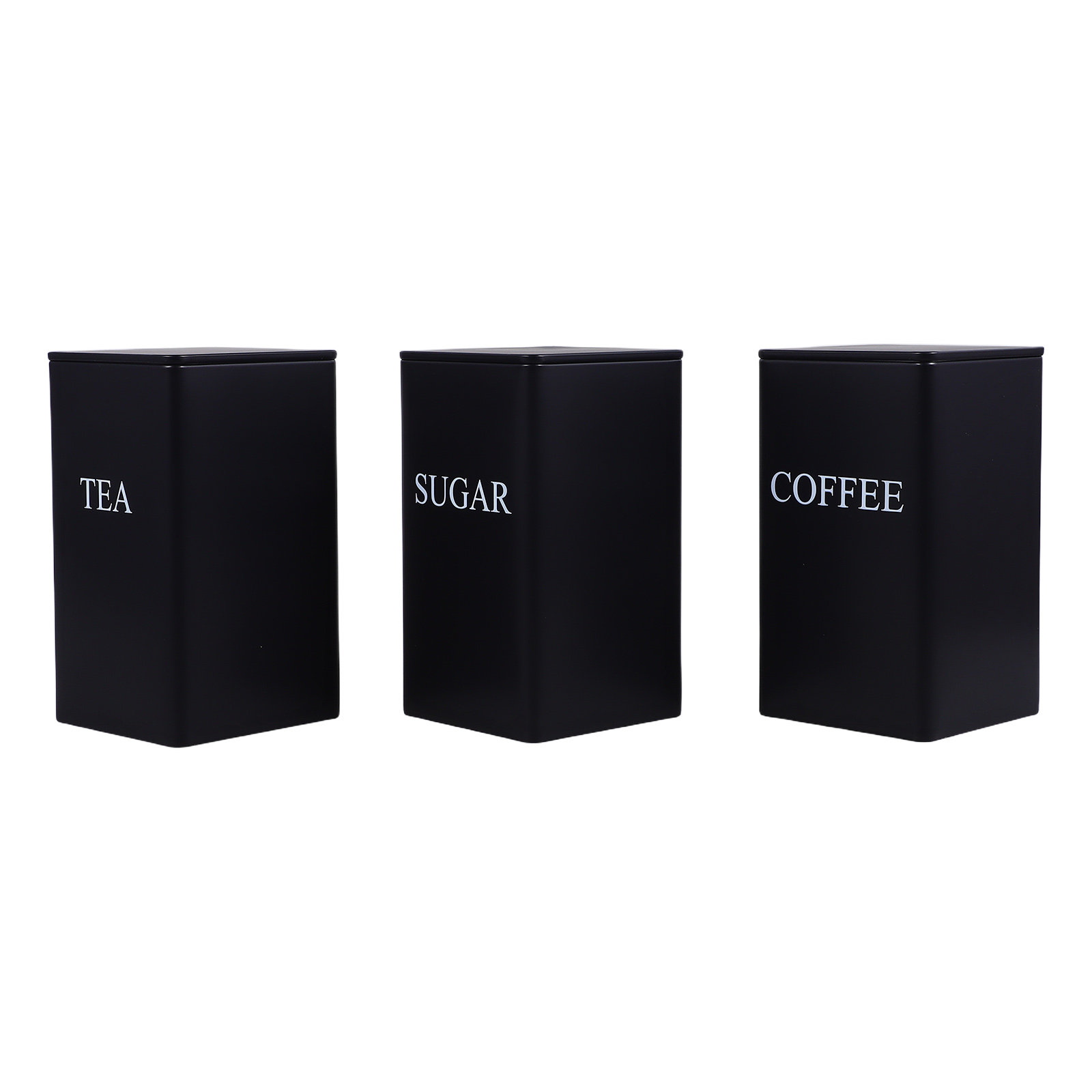 3 قطع من علب تخزين المطبخ المع - مراجعة Canister Coffee Sugar Tea وسعره