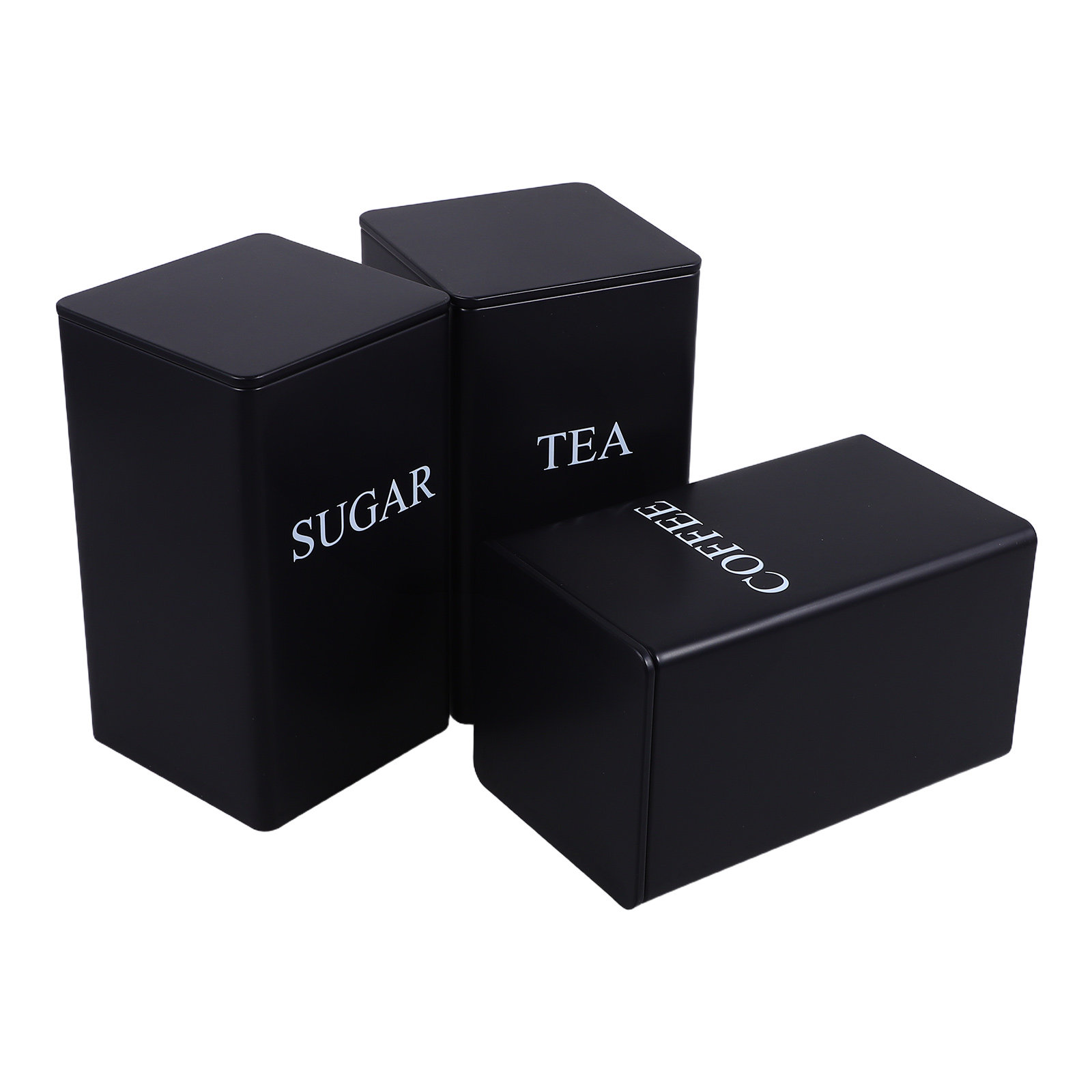 3 قطع من علب تخزين المطبخ المع - مراجعة Canister Coffee Sugar Tea وسعره
