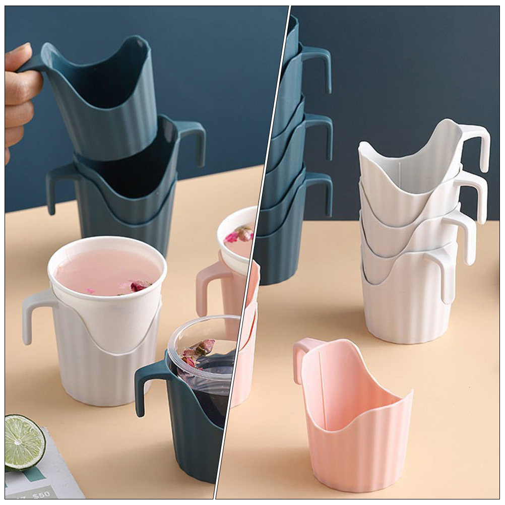 6 قطع من حاملات الأكواب الورقي - مراجعة Coffee Tea Cups وسعره