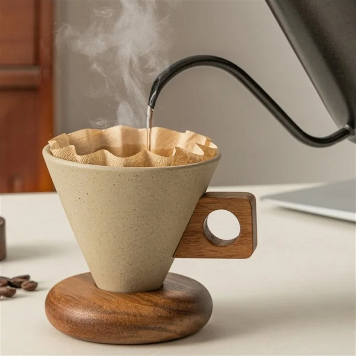 طقم فنجان قهوة سيراميك مع ملعق - مراجعة Coffee&Tea House Menu وسعره