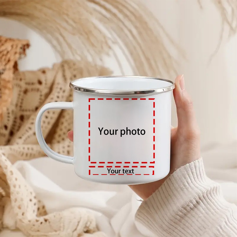 كوب إينامل مخصص بصورة واسم شخص - مراجعة Coffee Tea Name وسعره
