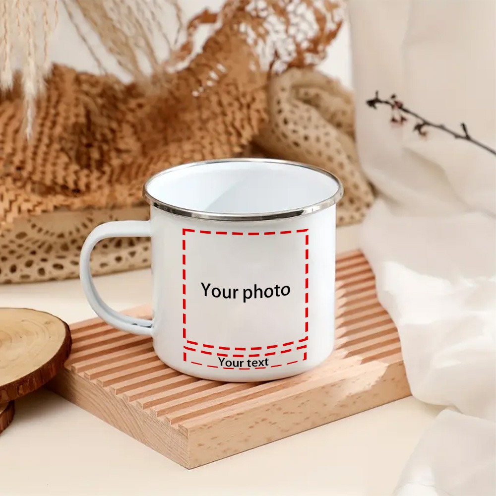 كوب إينامل مخصص بصورة واسم شخص - مراجعة Coffee Tea Name وسعره