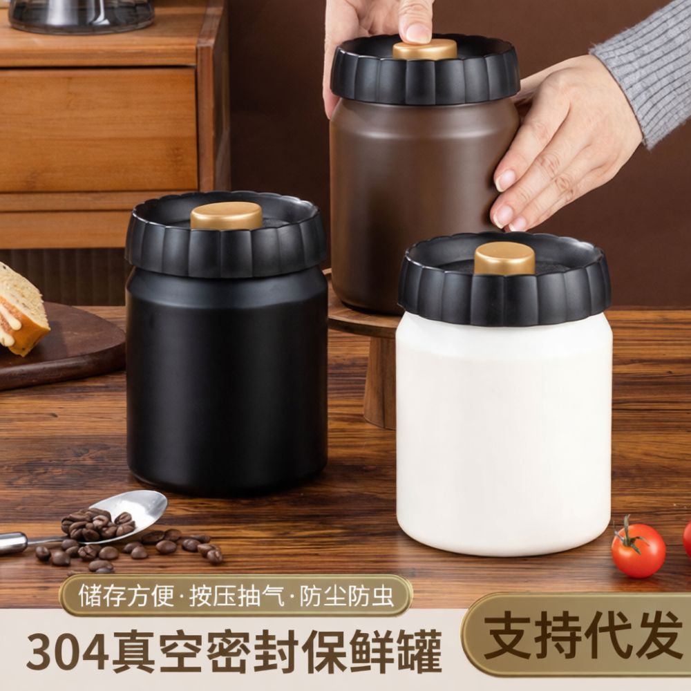 علبة تخزين حبوب القهوة محكمة ا - مراجعة Coffee Tea Containers وسعره