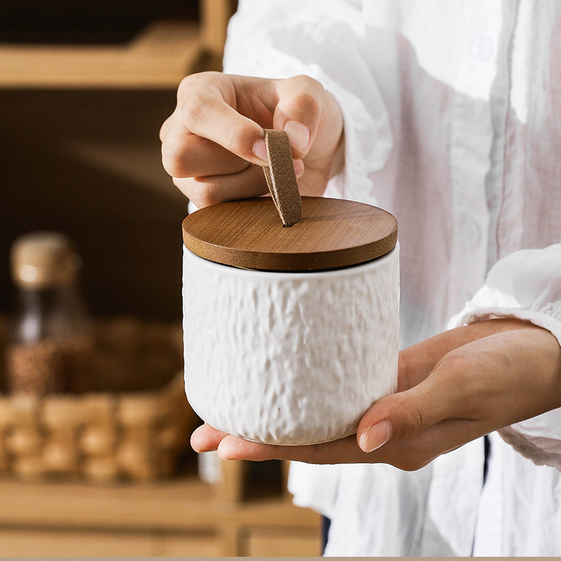 علبة تخزين شاي سيراميك بنمط رو - مراجعة Canister Coffee Sugar Tea وسعره