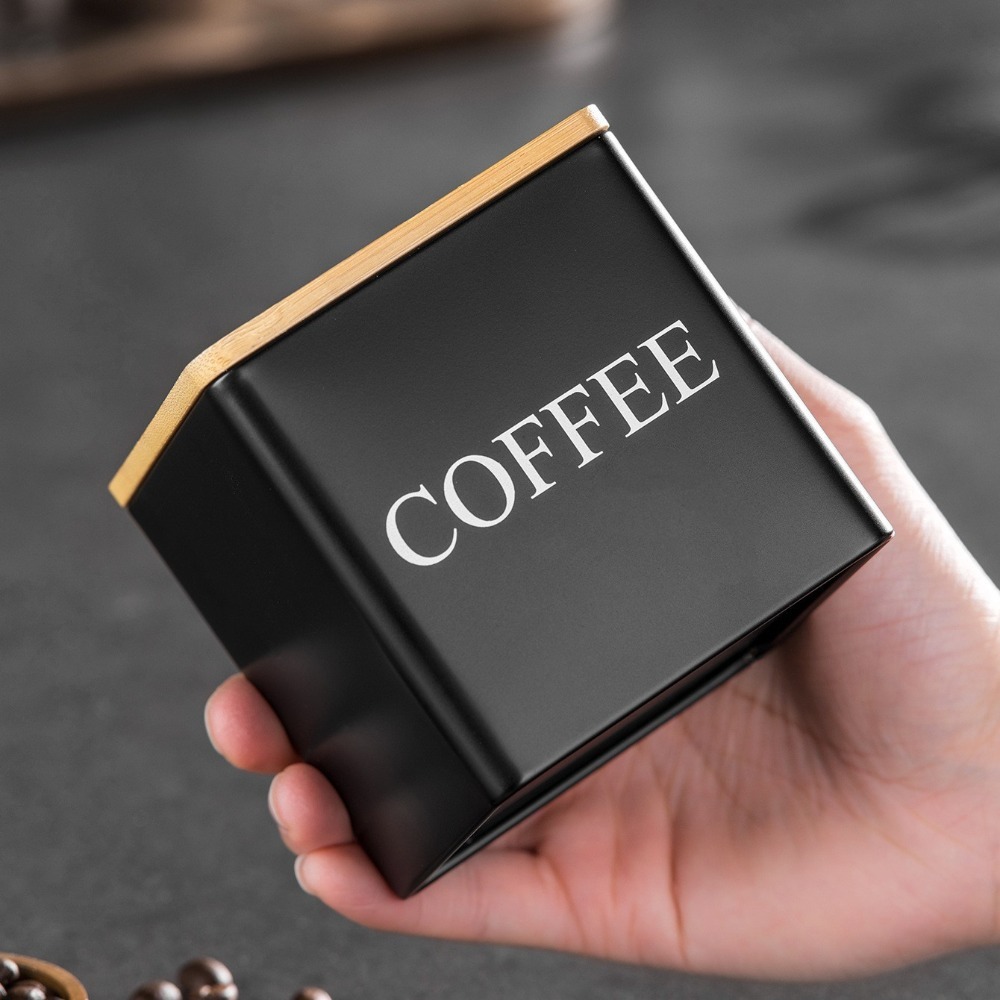 3 قطع علب معدنية للمطبخ محكمة  - مراجعة Canister Coffee Sugar Tea وسعره