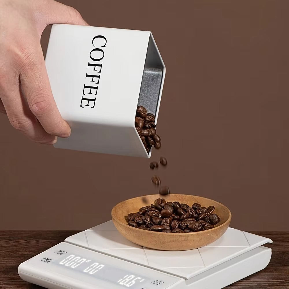 3 قطع من علب تخزين القهوة المع - مراجعة Canister Coffee Sugar Tea وسعره