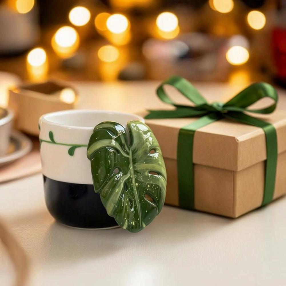 كوب قهوة سيراميك بمقبض على شكل - مراجعة Coffee Tea For Plants وسعره