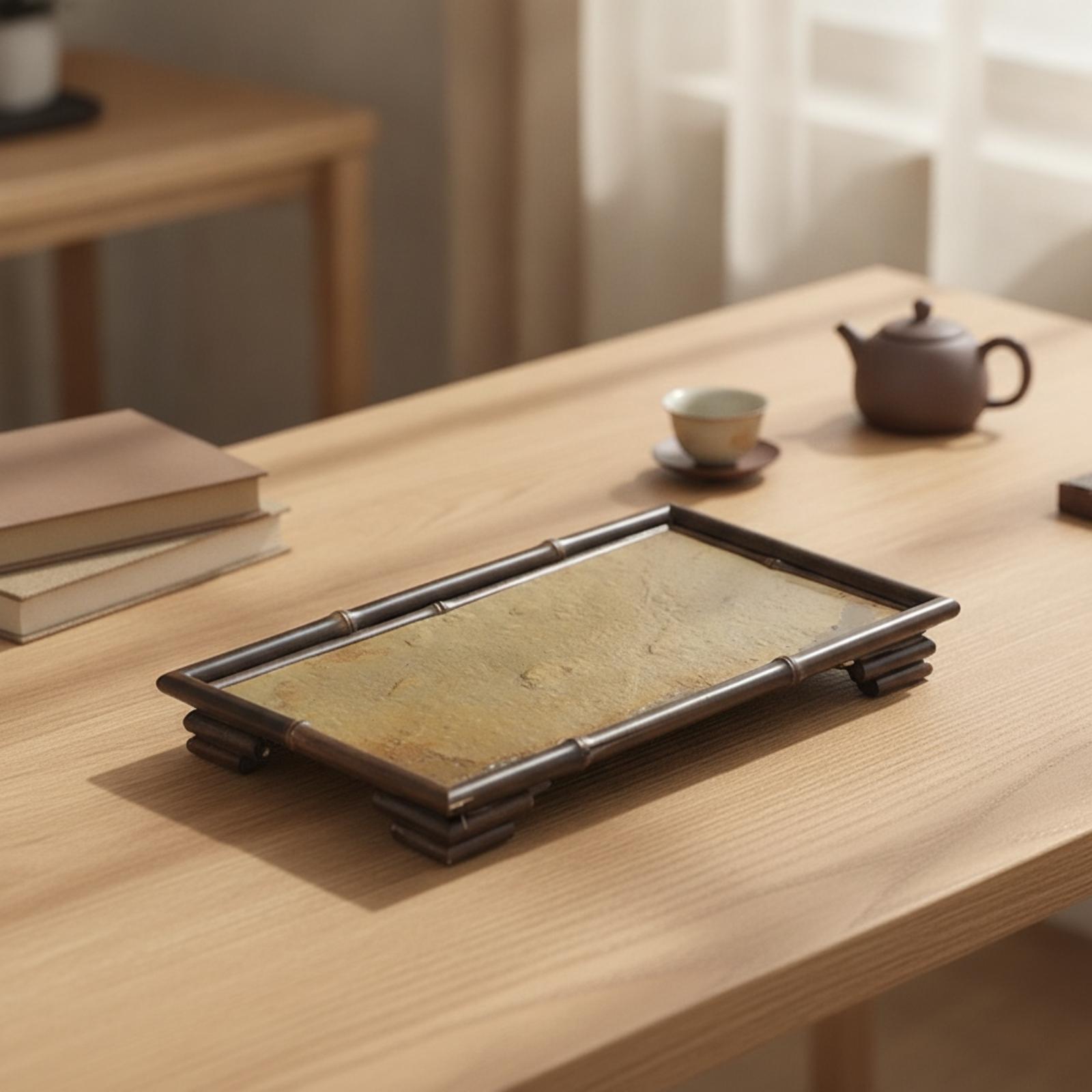 صينية تقديم الشاي من الخيزران  - مراجعة Bamboo Tea Tray وسعره