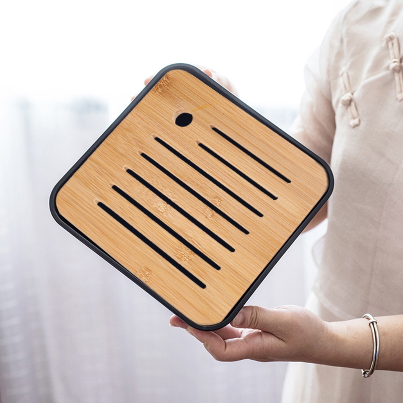 صينية شاي من الخيزران، طاولة ش - مراجعة Bamboo Tea Tray وسعره
