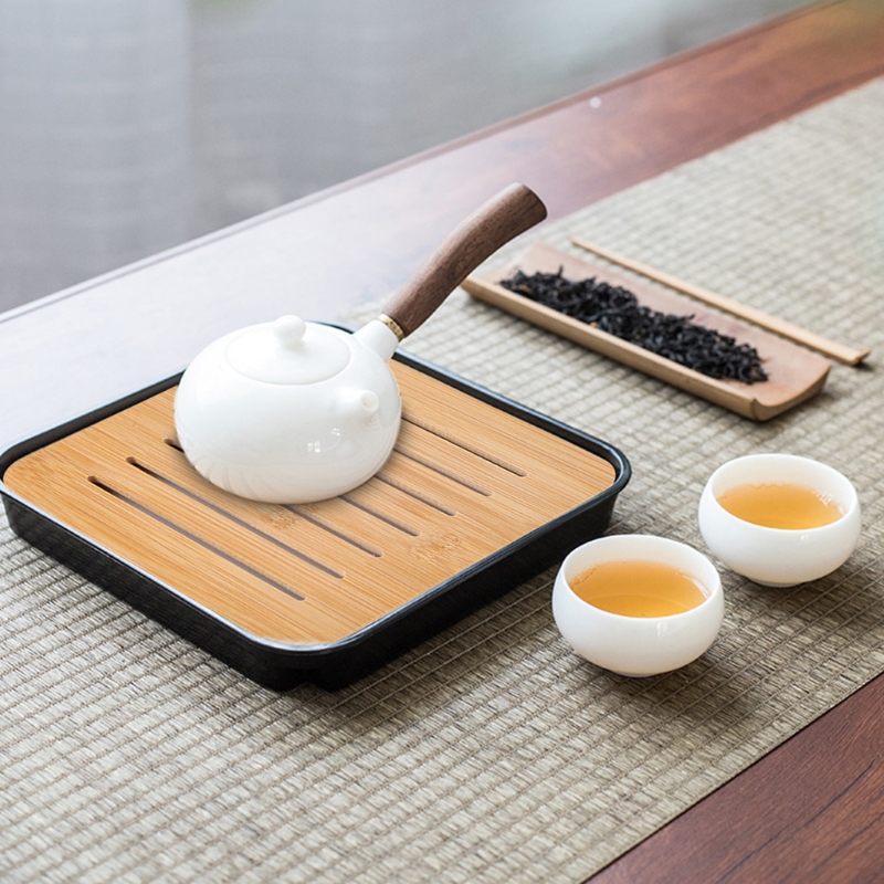 صينية شاي من الخيزران، طاولة ش - مراجعة Bamboo Tea Tray وسعره